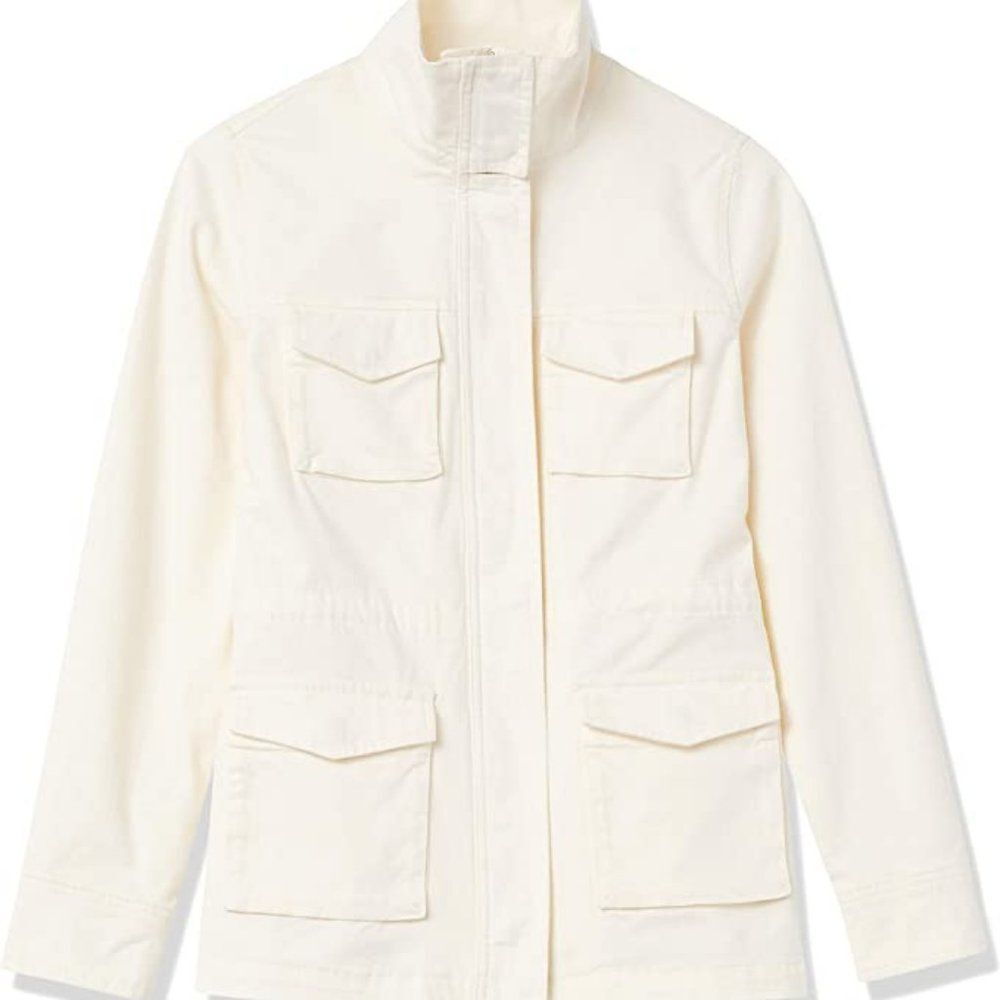 Women's Utility Jacket size large color off white NWT - Picture 4 of 8